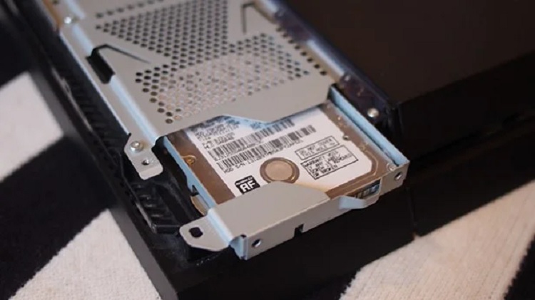 Remove and set aside the hard drive tray