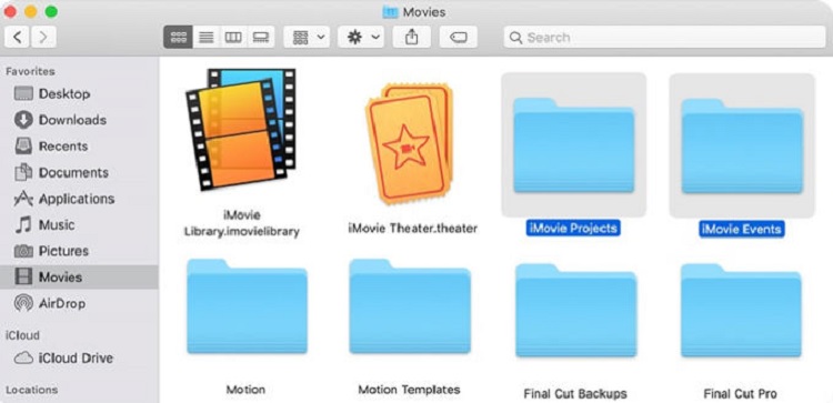 Shift iMovie’s Library to an External Drive